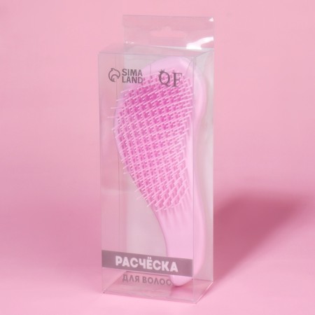 Massage comb, 7.5 × 18.5 cm, PVC box, color mix-8