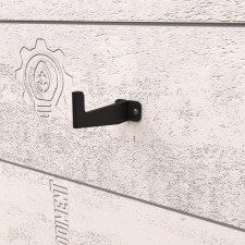 Держатель-крючок для хранения тяжелых предметов, 7 см, настенный, черный