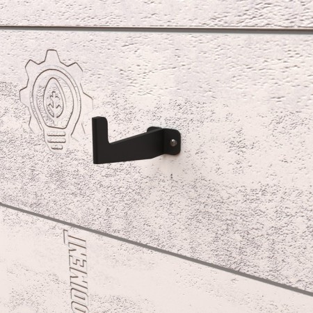 Krulychik holder for storing heavy objects, 7 cm, wall, black