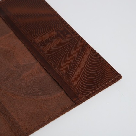 Passport cover, brown color-4