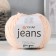 Yarn "jeans" 55% cotton, 45% acrylic 160m/50g (73 itself)