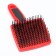 Pucker-plastic soft with rounded teeth, small, 6 x 13.5 cm, black-red