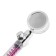Shower watering can Zein Z4087, microdants, button "stop", fan, spiral, purple/chrome