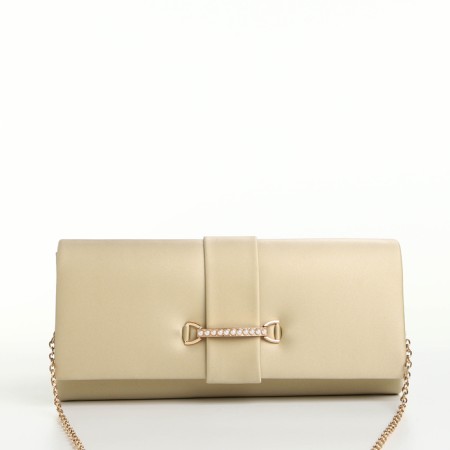 Female bag on a magnet, gold color