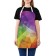 Apron kitchen with a photo print "Rainbow relief", adjustable, size OS