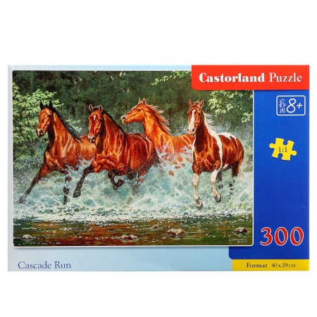 Puzzle "Horses running on water", 300 elements-1