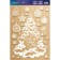 Window sticker "Winter Christmas tree", reusable, 33 x 50 cm, New Year