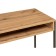 Computer table Leo Loft oak vanan/matte black metal, black 39x85x75 cm