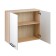 Cabinet hinged quad 600x310x720, oak sonoma/nubuk Milk