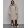 Coat insulated winter female, size 50, light-gray color
