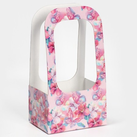Box-Obel for flowers "for you", 17 × 12 × 32 cm-3