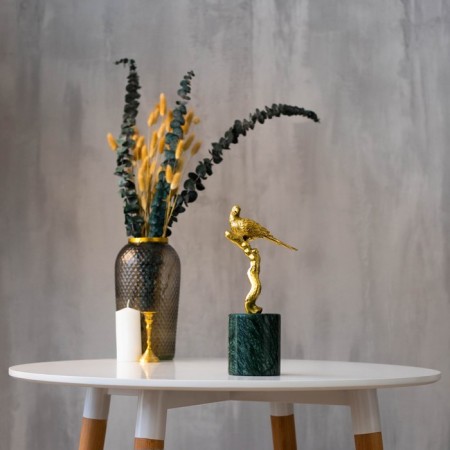 Figurine "bird" marble brass 22 x 9 x 30 cm-11