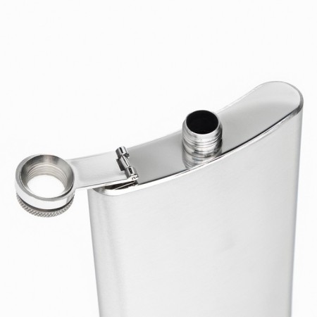 Flaw for alcohol and water, 300 ml, stainless steel, gift, army, 10 oz-3