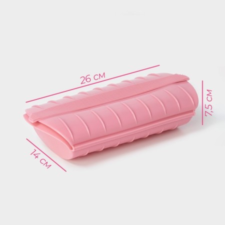 The baking envelope "Maxi", silicone, 26 × 14 × 7.5 cm, brown color-7