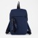 School backpack from textiles on the zipper Textura, 3 pockets, blue color