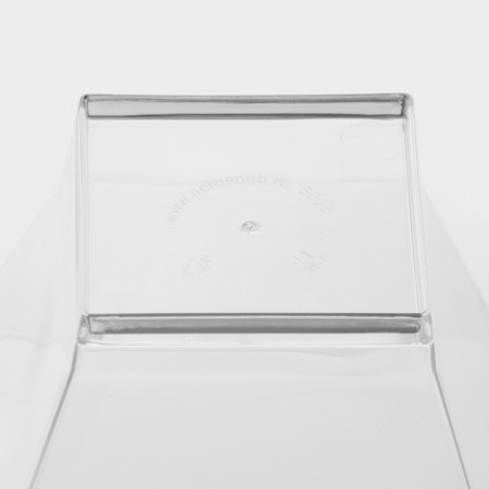 Plastic disposable form for buffet "Middle Pagoda", 200 ml, 8 × 8 cm, transparent color, 12 pcs/un-6