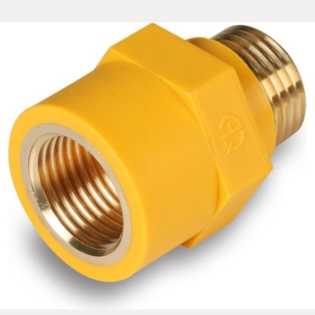 Dielectric coupling Aqualink, 3/4 ", for gas eyeliner, internal/external thread-3