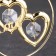 Souvenir "Hearts in the Ring", with crystals
