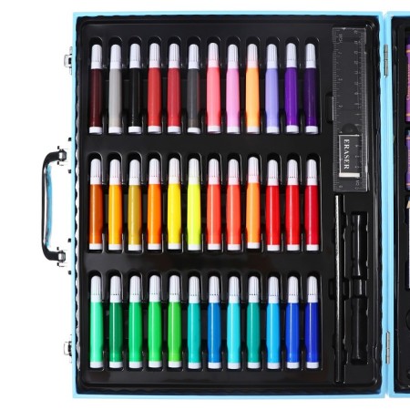 Drawing set, blue-3
