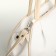 Women's bag with lightning, white color