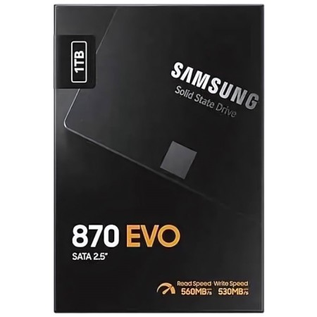 SSD Samsung 2.5 "870 EVO 1000 GB SATA III 3BIT MLC (TLC) MZ-77E1T0BW-5