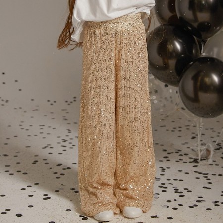 Pants from KAFTAN sequet size 30 (98-104 cm), gold