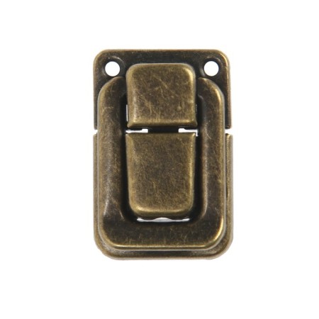 Castle Castle on a box of 27x40 mm, iron, bronze color, 1 pc-1