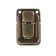 Castle Castle on a box of 27x40 mm, iron, bronze color, 1 pc