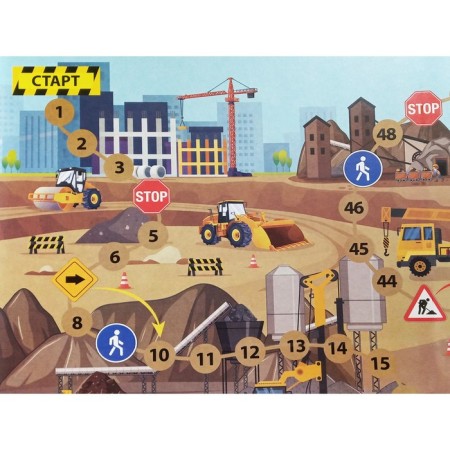 Board game-detective "at a construction site"-7