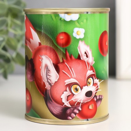 Pigging bank Metal "Red Panda"