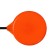 Fishing rod winter balalaika, orange color, HFB-22