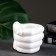 Kashpo - Organizer "Compressed Fist" Pearl, 10x10x10cm