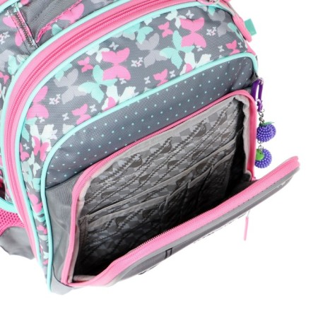 Frame backpack 39 x 29 x 17 cm, gray/turquoise ACR22-179-11-8