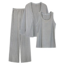 Female set: jacket, shirt, pants, size 46, graphite color