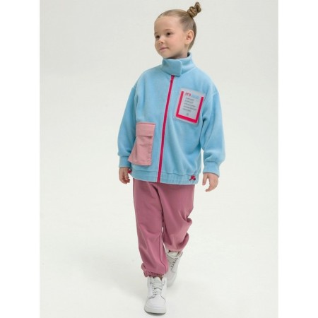 Jacket for girls, height 92 cm, blue color-6