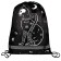 A bag for shoes 480 x 360 mm, Phoenix, silk -screen printing, a reflective strip, "Astrokot"