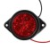 Gabarit LED lamp 12 V, red