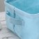 The storage basket "Cactus", 23 × 16 × 12 cm, blue color