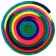 Crap for rhythmic gymnastics Grace Dance, 3 m, color Rainbow