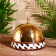Wooden bowl 15 cm, with a lid