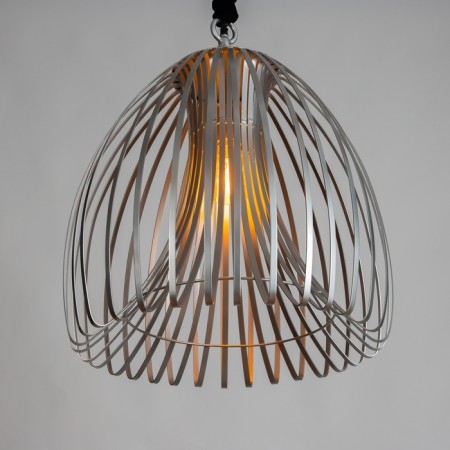 Ceiling lamp "Lif" silver 1x40W, E27, 52x52x61 cm-3