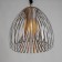 Ceiling lamp "Lif" silver 1x40W, E27, 52x52x61 cm