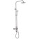 The shower system FMARK FS8245, tropical shower, shower set, mixer, pour 125 mm, satin 98476