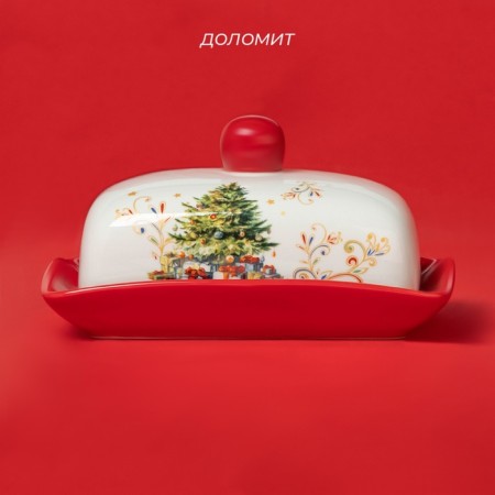 New Year's Dolyana Magic Wood, 16.8 × 12 × 9 cm, red color-1