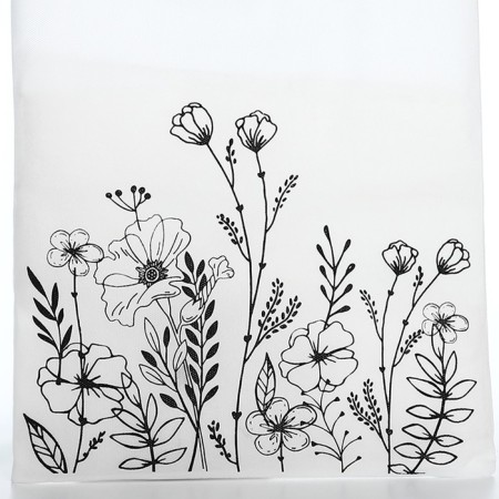 Bag Schoper for coloring "Flowers", 35x40 cm, spanbond-6