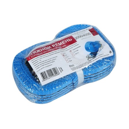 Cargo screed with a mechanism 130 mm, tape width 38 mm, load 2000/4000 kg, length 6 m-1