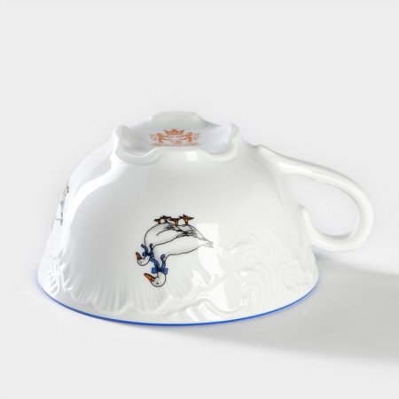 Coffee cup "Rococo. Geese ", 220 ml, porcelain-2