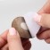 Five -holders for shoes, adhesive, breathing, 10 × 4 cm, pair, beige color