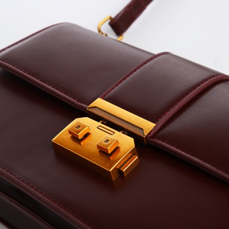 Female bag Textura, average size, brown color-6