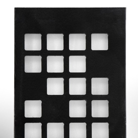Nightlight "Matrix" LED from batteries 3HAAA USB black 10x10x23cm Risalux-3